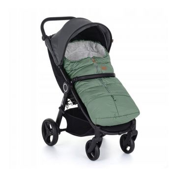 Sac de iarna extensibil PetiteMars Jibot 100x48 cm impermeabil 3 in 1 pale eucalypt