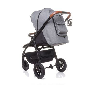 4baby - Carucior sport cu roti gonflabile (max. 22 Kg) STINGER AIR Gri