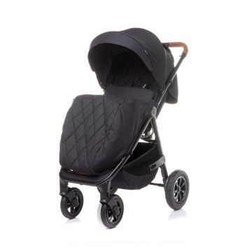 4baby - Carucior sport cu roti gonflabile (max. 22 Kg) STINGER AIR Negru