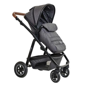 Babygo - Carucior 3 in 1 Simplex, Grey Melange