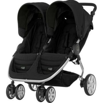 Britax-romer - Carucior gemeni B-Agile Double Cosmos Black Britax