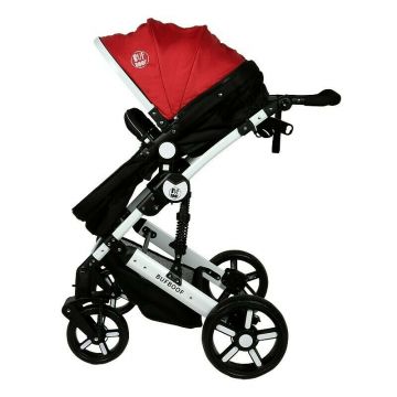 Carucior 2 in 1 reversibil X2 BUF BOOF Red 0 36 luni