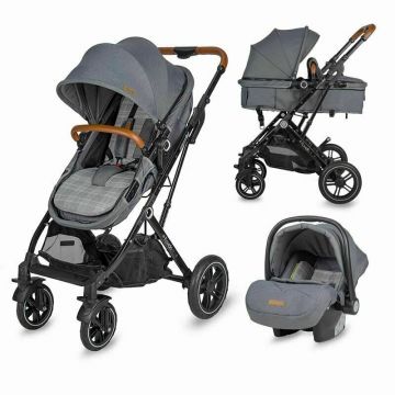 Carucior 3in1 ultracompact Coccolle Ravello Urban Grey