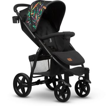 Carucior sport, Lionelo, Annet Plus Dreamin', Editie limitata, De la nastere, Cu accesorii, 0 - 22 Kg, Conform cu standardele europene de securitate EN1888-1 si EN1888-2, Negru
