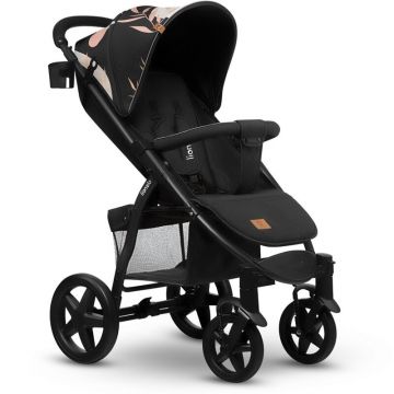 Carucior sport, Lionelo, Annet Plus Lovin', Editie limitata, De la nastere, Cu accesorii, 0 - 22 Kg, Conform cu standardele europene de securitate EN1888-1 si EN1888-2, Negru