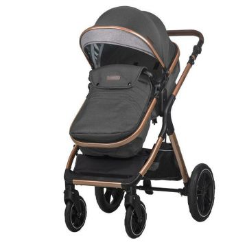 Carucior transformabil 3in1 Coccolle Melora Diamond black Carucior transformabil 3in1 Coccolle Melora Diamond black