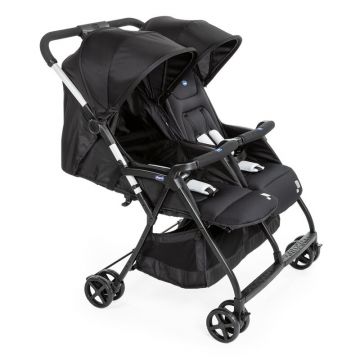 Carucior gemeni, Chicco, Ohlala, Ultra usor si compact, 8 kg, 0 luni+, Negru Carucior gemeni, Chicco, Ohlala, Ultra usor si compact, 8 kg, 0 luni+, Negru