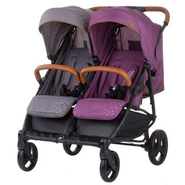 Chipolino - Carucior gemeni Passo Doble lilac platinum