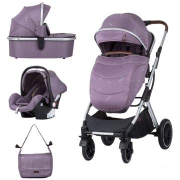 Carucior Chipolino Zara 3 in 1 lilac