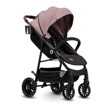 Lionelo - Carucior sport Zoey, De la nastere, Cu accesorii, Cadru din aluminiu, 0- 15 kg, Conform cu standardul european de securitate EN1888-1, Roz