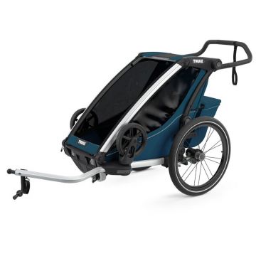 Thule - Carucior sport Chariot Cross Multisport Majolica, Albastru