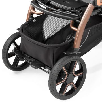Carucior 3 in 1 Peg Perego Book SLK 0 - 22 kg Mon Amour bej  roz i-Size