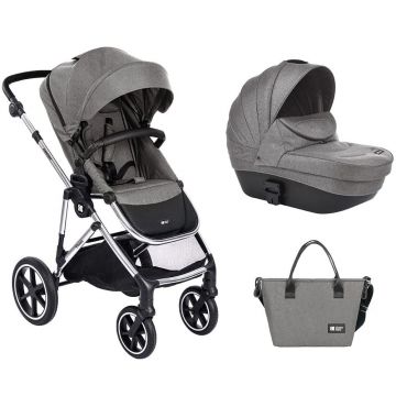 Carucior combinat cu landou Kikka Boo Thea Light Grey