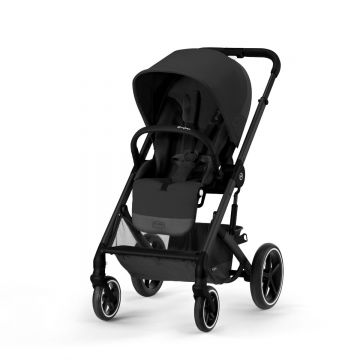 Carucior Cybex Gold Balios S Lux Moon Black cu cadru negru