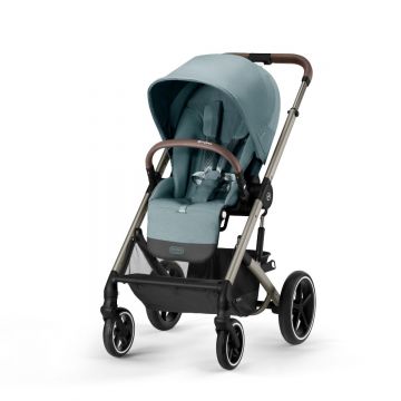 Carucior Cybex Gold Balios S Lux Sky Blue cu cadru taupe