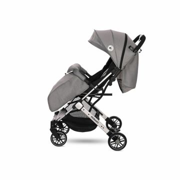 Carucior Fiorano cu husa de picioare inclusa si maner de transport tip troller Dolphin Grey