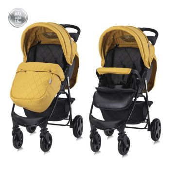 Carucior sport Olivia cu husa de picioare Lemon Curry