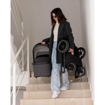 Carucior troller 2 in 1 reversibil Carrello Alfa 2023 midnight black