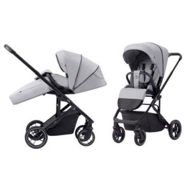 Carucior troller reversibil (max. 22 Kg) Carrello ALFA 2023 2 in 1 Feather Grey