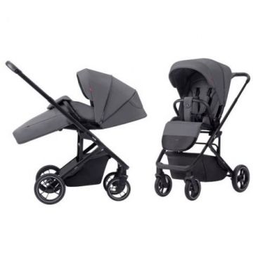 Carucior troller reversibil (max. 22 Kg) Carrello ALFA 2023 2 in 1 Graphite Grey