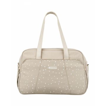 Geanta pentru carucior KikkaBoo Chelsea Dots Bej