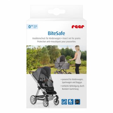 Plasa de insecte Reer BiteSafe pentru carucior bebelusi black