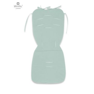 Salteluta pentru carucior reversibila MimiNu cu doua fete 78 x 34 cm Dino MintCold mint