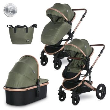 Carucior 2 in 1 cu landou Lorelli Boston Loden Green