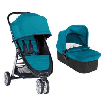 Carucior Baby Jogger City Mini 2 Capri sistem 2 in 1, 0-15 kg, Landou Baby Jogger Capri City Mini 2/GT2/Elite2, 0-9 kg (Albastru)