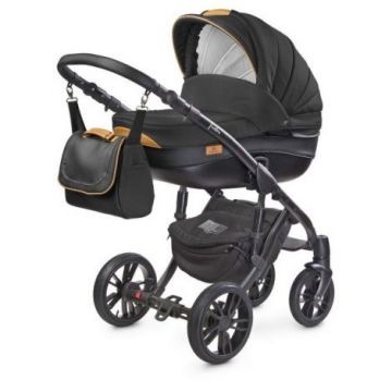 Carucior Camini FRONTERA 2 in 1 Negru