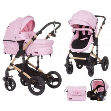 Carucior Chipolino Camea 3 in 1 rose water