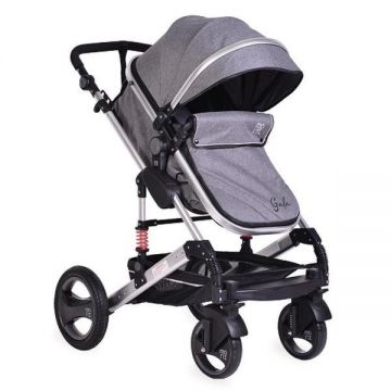 Carucior Copii 2In1 Gala Dark Grey