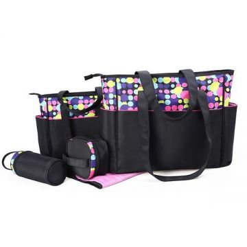 Geanta pentru mamici Mama Bag Diana roz