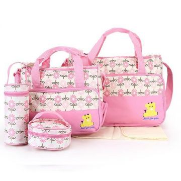 Geanta pentru mamici Mama Bag Emilia Roz - Bebeking