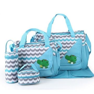 Geanta pentru mamici Mama Bag Natura Bleu - Bebeking