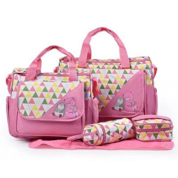 Geanta pentru mamici Mama Bag Natura Roz