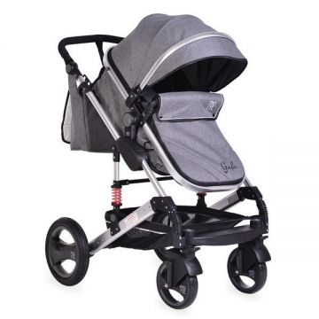 Carucior 2 in 1 cu suspensii Gala Dark Grey