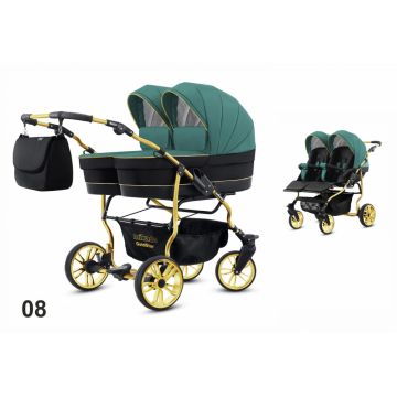 Carucior 2 in 1 pentru gemeni Mikado Goldstar GS-08