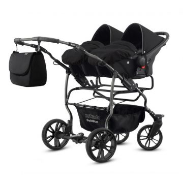 Carucior 3 in 1 pentru gemeni Mikado Goldstar GS-02