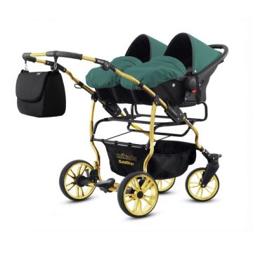 Carucior 3 in 1 pentru gemeni Mikado Goldstar GS-08