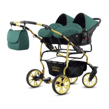Carucior 3 in 1 pentru gemeni Mikado Goldstar GS-09