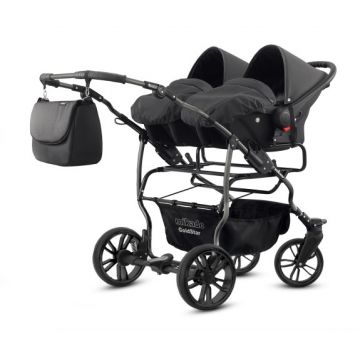 Carucior 3 in 1 pentru gemeni Mikado Goldstar GS-10