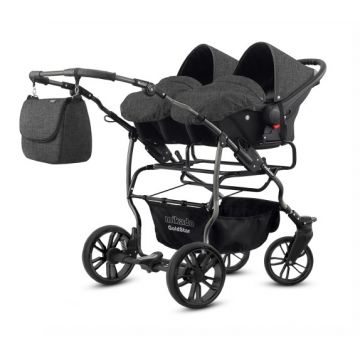 Carucior 3 in 1 pentru gemeni Mikado Goldstar GS-15