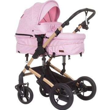 Carucior Chipolino 2 in 1 cu Landou Transformabil in Parte Sport Camea Rose Water