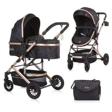 Carucior combinat Chipolino Estelle 2023 Ebony