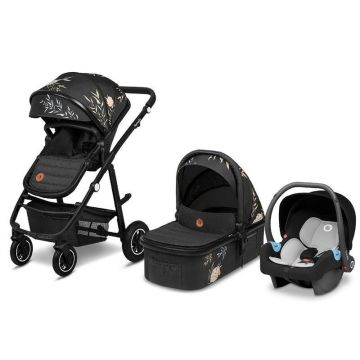 Carucior compact Lovin, 3 in 1, Cadru Aluminiu, cu landou si salteluta, Scoica auto, Reversibil, Husa de ploaie, , Negru Carucior compact Lovin, 3 in 1, Cadru Aluminiu, cu landou si salteluta, Scoica auto, Reversibil, Husa de ploaie, , Negru