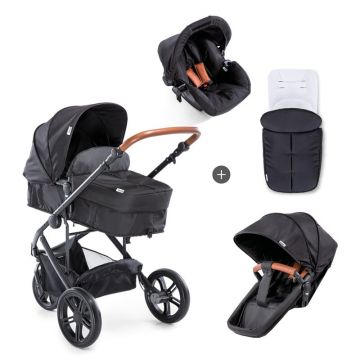 Carucior copii 3 in 1 Pacific 3 Shop N Drive Caviar