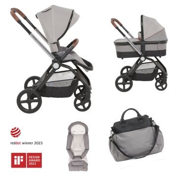 Carucior copii duo Chicco Mysa, SilverGrey (Gri), de la nastere pana la 22Kg