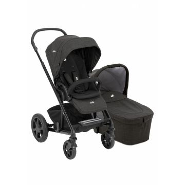 Carucior pentru copii multifunctional 3 in 1 Joie Chrome Dlx Pavement i-Gemm Shale