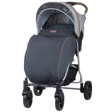 Carucior sport Chipolino Mixie platinum cu husa picioare Carucior sport Chipolino Mixie platinum cu husa picioare